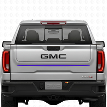 Calcomanías de franjas para portón trasero para GMC Sierra 1500 AT4X Vinilo adhesivo para gráficos de GMC Sierra_4