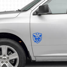 Juego de vinilos laterales Grumpy Bee Shield para Dodge Ram 1500-3500_2