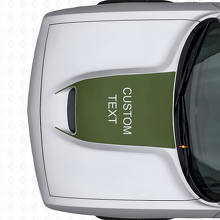 Vinilo Adhesivo de Ventilación del Capó Personalizado en Negro para Dodge Challenger 2015+_3