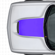 Vinilo adhesivo para capó blackout para Dodge Challenger 2015+_2