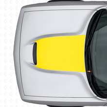 Vinilo adhesivo para capó blackout para Dodge Challenger 2015+_6