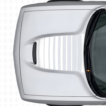 Calcomanía de Vinilo con Rayas de Capó Estroboscópicas para Dodge Challenger 2015+_5