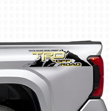 Calcomanías de vinilo estilo todoterreno TRD para los laterales de montaña de camionetas Toyota_5