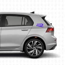 Kit de Vinilo para Lado Trasero con Logo R para Volkswagen Golf R MK8 2023_2