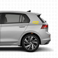 Kit de Vinilo para Lado Trasero con Logo R para Volkswagen Golf R MK8 2023_6