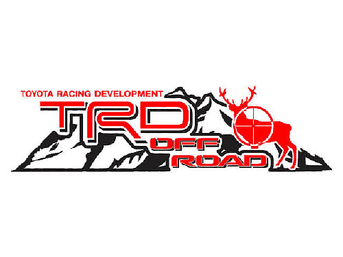 Juego de Pegatinas de Vinilo Estilo Montaña Off Road TRD para Toyota FJ Cruiser