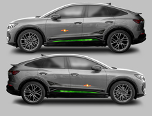 Kit de adhesivos de vinilo para franjas laterales Accent para Audi Q4 Sportback E-Tron_2