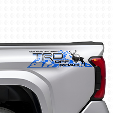 Kit de Pegatinas Vinílicas Laterales Traseras Estilo Montaña Todo Terreno TRD para Toyota Tacoma Tundra_2