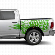 Kit de Vinilo Lateral Estilo Splash Abeja Gruñona para Camión Dodge Ram_5