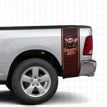 Kit de Calcomanías de Vinilo Estilo Panal de Abeja Gruñona para Mesa de Noche para Camioneta Dodge Ram_2