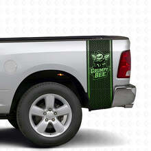 Kit de Calcomanías de Vinilo Estilo Panal de Abeja Gruñona para Mesa de Noche para Camioneta Dodge Ram_3
