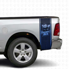 Kit de Calcomanías de Vinilo Estilo Panal de Abeja Gruñona para Mesa de Noche para Camioneta Dodge Ram_4