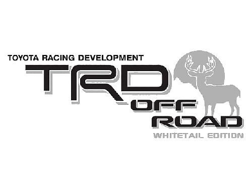 Calcomanías laterales de vinilo edición Whitetail Off Road TRD para Toyota FJ Cruiser