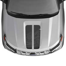 Kit de Vinilo con Rayas de Capó de Mapa Topográfico para Musclecar Explorer ST 2020-26_2