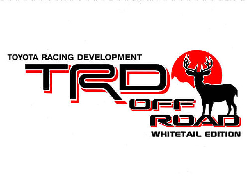 Calcomanías de Vinilo TRD Off Road Whitetail Edition para Toyota FJ Cruiser