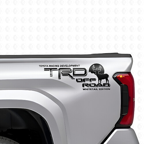 Kit de Pegatinas de Vinilo TRD Off Road Edición Whitetail para Toyota Tacoma Tundra