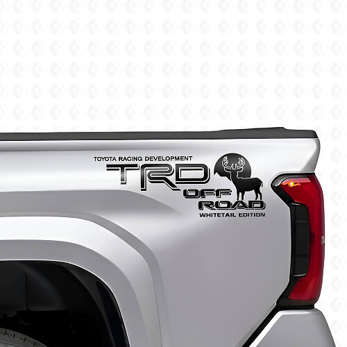 Kit de Pegatinas de Vinilo TRD Off Road Edición Whitetail para Toyota Tacoma Tundra