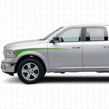 Kit de Vinilo de Franjas de Acento para Guardabarros Delantero y Puerta para Dodge Ram 2009+_3