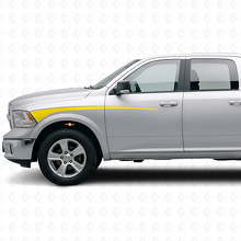 Kit de Vinilo de Franjas de Acento para Guardabarros Delantero y Puerta para Dodge Ram 2009+_5