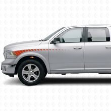 Kit de Vinilos de Franjas Estroboscópicas para Guardabarros Frontal y Puerta para Dodge Ram 2009+_3