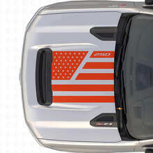 Calcomanía de vinilo para capó estilo Acero & Estrellas de la Bandera de EE.UU. para Chevrolet Silverado 2500 HD_4