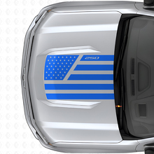 Calcomanía de vinilo para capó estilo acero y estrellas con bandera de EE. UU. para Chevrolet Silverado 1500 2026_2