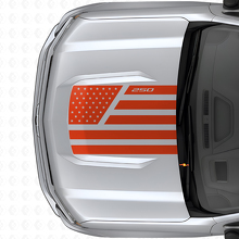 Calcomanía de vinilo para capó estilo acero y estrellas con bandera de EE. UU. para Chevrolet Silverado 1500 2026_4