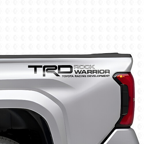Juego de Calcomanías Laterales de Vinilo TRD Rock Warrior para Camionetas Toyota