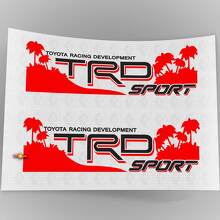 Juego de Pegatinas Laterales TRD Off Sport Beach para Toyota_2