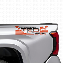 Juego de calcomanías de vinilo TRD Off Sport Beach Side para camiones Toyota_4