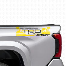 Juego de calcomanías de vinilo TRD Off Sport Beach Side para camiones Toyota_5