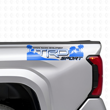 Juego de Pegatinas Laterales Traseras de Vinilo Estilo Playa Off Sport TRD para Camionetas Toyota_2