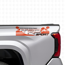 Juego de Pegatinas Laterales Traseras de Vinilo Estilo Playa Off Sport TRD para Camionetas Toyota_4