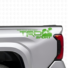 Juego de pegatinas laterales traseras de vinilo estilo playa TRD Sport para camiones Toyota_3