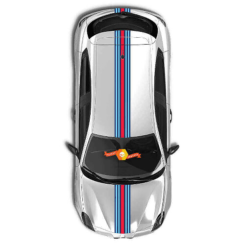 Kit de Calcomanías de Vinilo de Rayas Sobre el Coche Estilo Racing para Alfa Romeo