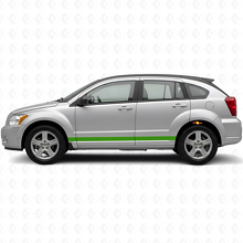 Kit de Calcomanías de Vinilo de Franjas Laterales Rectas para Dodge Caliber 2007+_3