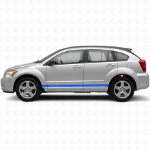 Kit de Vinilo con Rayas Laterales de Contorno Personalizado para Dodge Caliber 2007+_2
