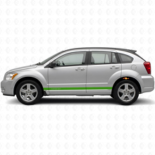 Kit de Vinilo con Rayas Laterales de Contorno Personalizado para Dodge Caliber 2007+_3