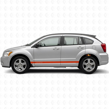 Kit de vinilos de franjas laterales personalizadas para Dodge Caliber 2007+_4