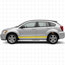 Kit de vinilos de franjas laterales personalizadas para Dodge Caliber 2007+_5