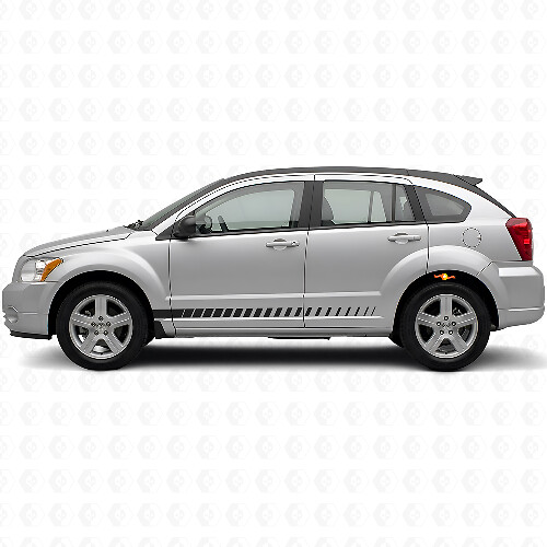 Kit de vinilo de franjas laterales estilo racing para Dodge Caliber 2007+