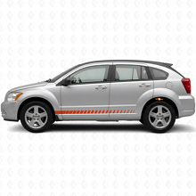 Kit de vinilo de franjas laterales estilo racing para Dodge Caliber 2007+_4