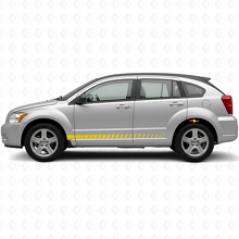 Kit de vinilo de franjas laterales estilo racing para Dodge Caliber 2007+_5