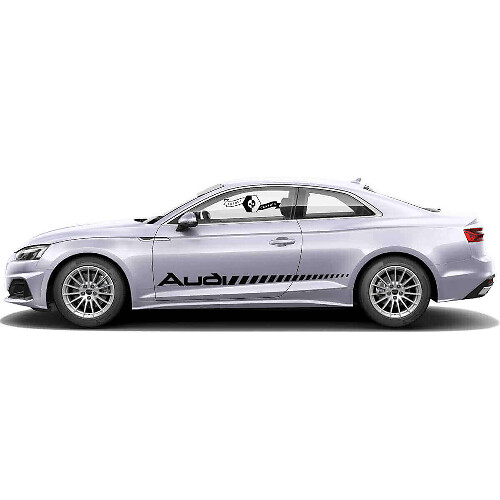 Kit de vinilo lateral con calcomanías de marca estilo estroboscópico para Audi A5