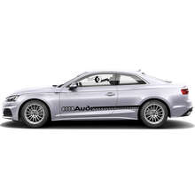 Kit de vinilo lateral con calcomanías de marca estilo estroboscópico para Audi A5_2