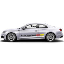 Kit de vinilo adhesivo lateral con estilo de bandera alemana para Audi A5_3