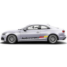 Kit de vinilo adhesivo lateral con estilo de bandera alemana para Audi A5_5