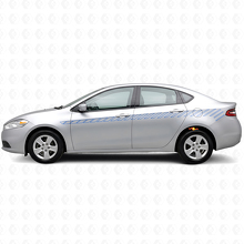 Juego de Vinilos de Tiras Laterales de Contorno de Estroboscopio para Dodge Dart 2013+_2