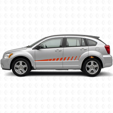 Kit de Vinilo con Franjas Laterales de Diseño Estroboscópico para Dodge Caliber 2007+_4