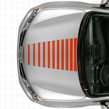 Vinilo adhesivo de rayas tipo estroboscópico para capó para Toyota RAV4 2013+_4